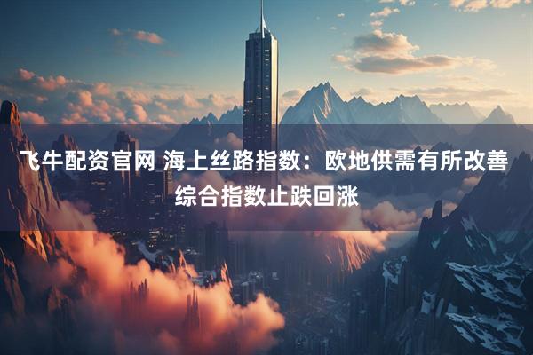飞牛配资官网 海上丝路指数：欧地供需有所改善 综合指数止跌回涨